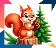 Белочка-умелочка