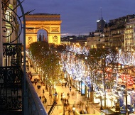 Зимний вечер в Париже
