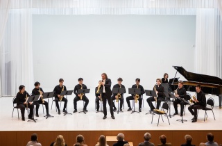 В Петрозаводске выступил «Русский оркестр саксофонов».